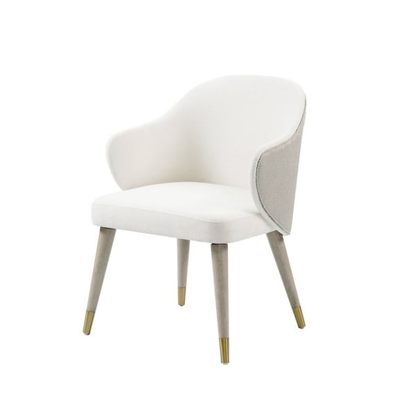 Acme Furniture Charity Side Chair (Set-2) in Gray Oak Finish