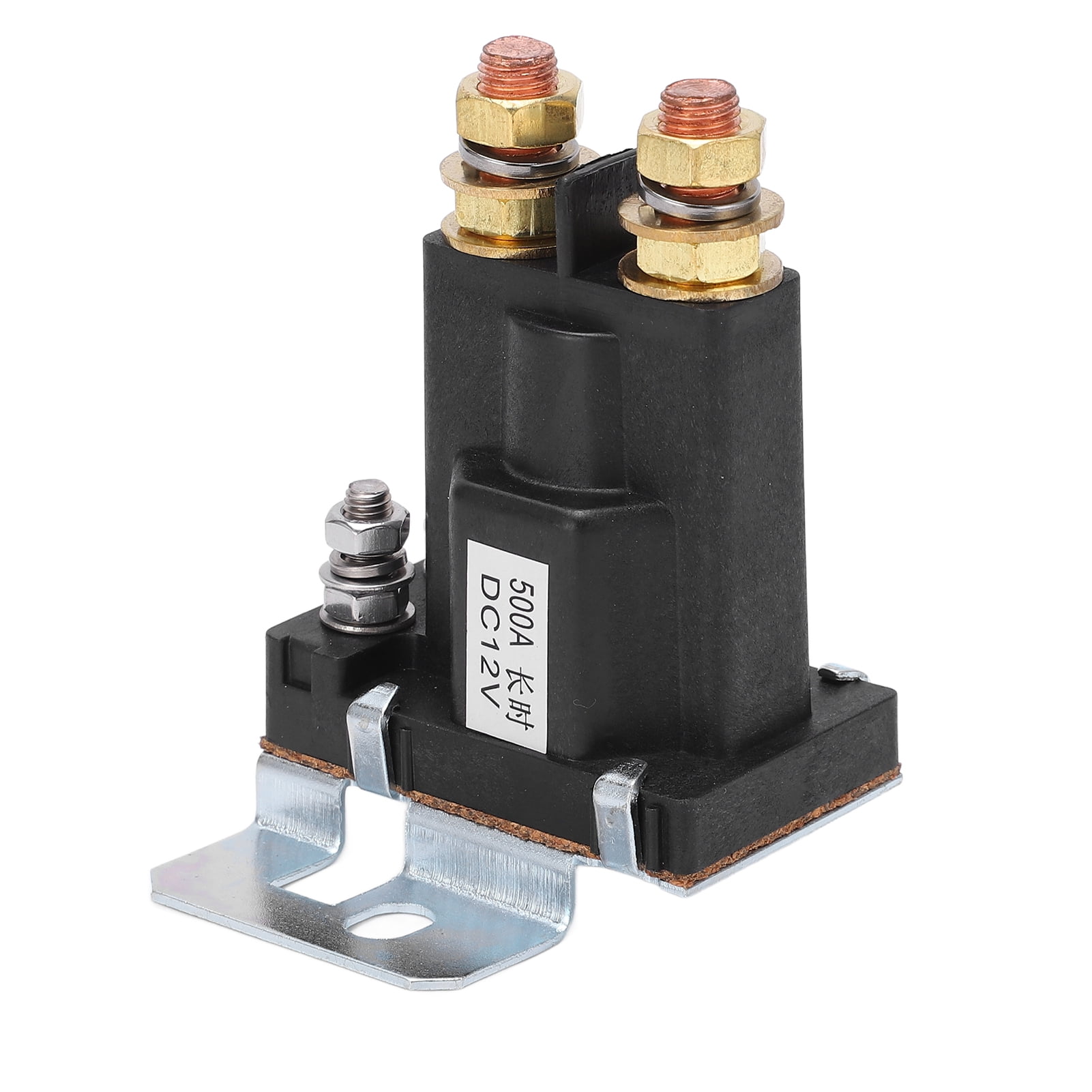 Car Starter Relay, Safe Discharge Prevention 500A Black Phenolic