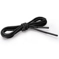 thumbnail image 2 of Cordones Redondos Encerados uxcell para zapatos de vestir Botas Mujer Negro 90cm, 2 of 6