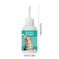 thumbnail image 3 of Pisexur Suministros para mascotas Solución limpiadora de oídos para perros y gatos 60 ml Solución para el cuidado de los oídos Contiene ingredientes calmantes para ayudarperros, gatos y animales, 3 of 6