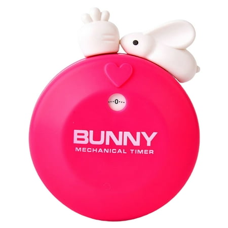 

Farfi 1 Pcs Kitchen Timer Cute Cartoon ABS 60 Minutes Mechanical Timer for Home