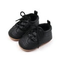 thumbnail image 6 of Hipattires Shoes for Preemie Under $10 Leather Casual Black Solid House Boys and Girls Shoes Learning to Walk, 6 of 6