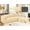 Beige-right, variant on COMHOMA Cloud Sectional Couch with L-Shape Chaise,Corduroy Fabric Couches with Right Facing Chaise for Living Room Bedroom, Beige