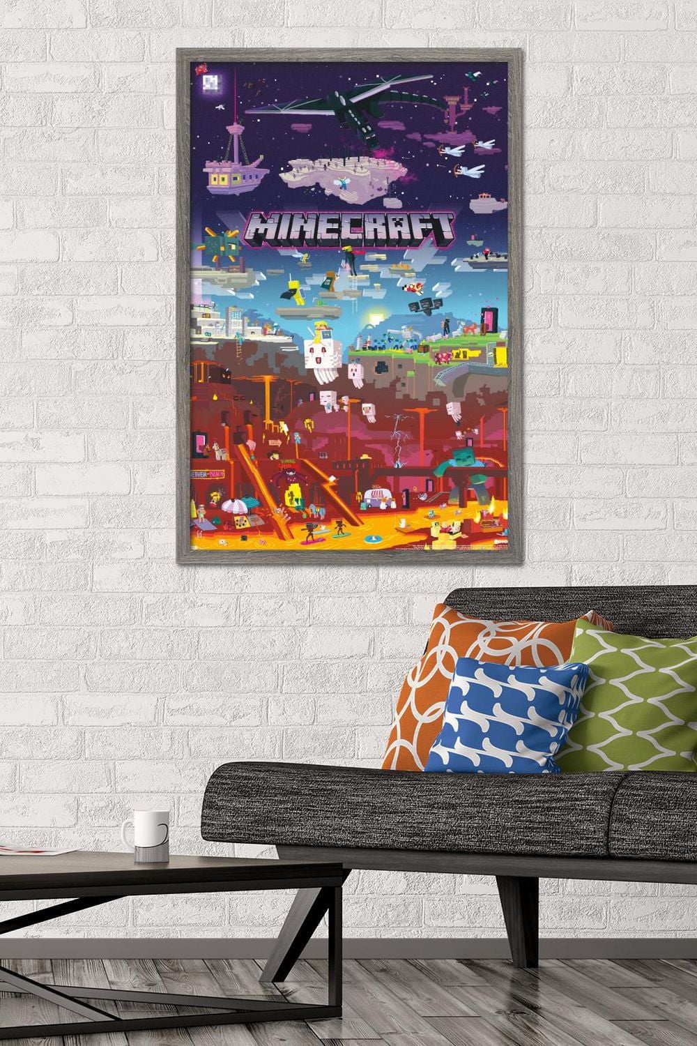 Minecraft - World Beyond Wall Poster, 22.375" x 34"