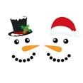thumbnail image 2 of Christmas DecorStickers22pcs Merry Christmas Decorative Garage Door Decorative Snowman Magnet Sticker Refrigerator Decal Snowman Garage Christmas Set Reflective Car Magnetic Sticker For Christmas Ho, 2 of 9