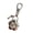 Type C, variant on Unique Retro Alloy Keychain Featuring Ornate Pocket Watch And Heart Cutout Detail Antique Fashion Accessory