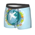 thumbnail image 2 of Bingfone Dreaming Travel Men'S Underwear - Casual Stretch Boxer Briefs-X-Large, 2 of 9