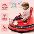 thumbnail image 1 of Royalbelle Red 12v Electric Bumper Car for Kids, Ride On with Remote Control, 1 of 7