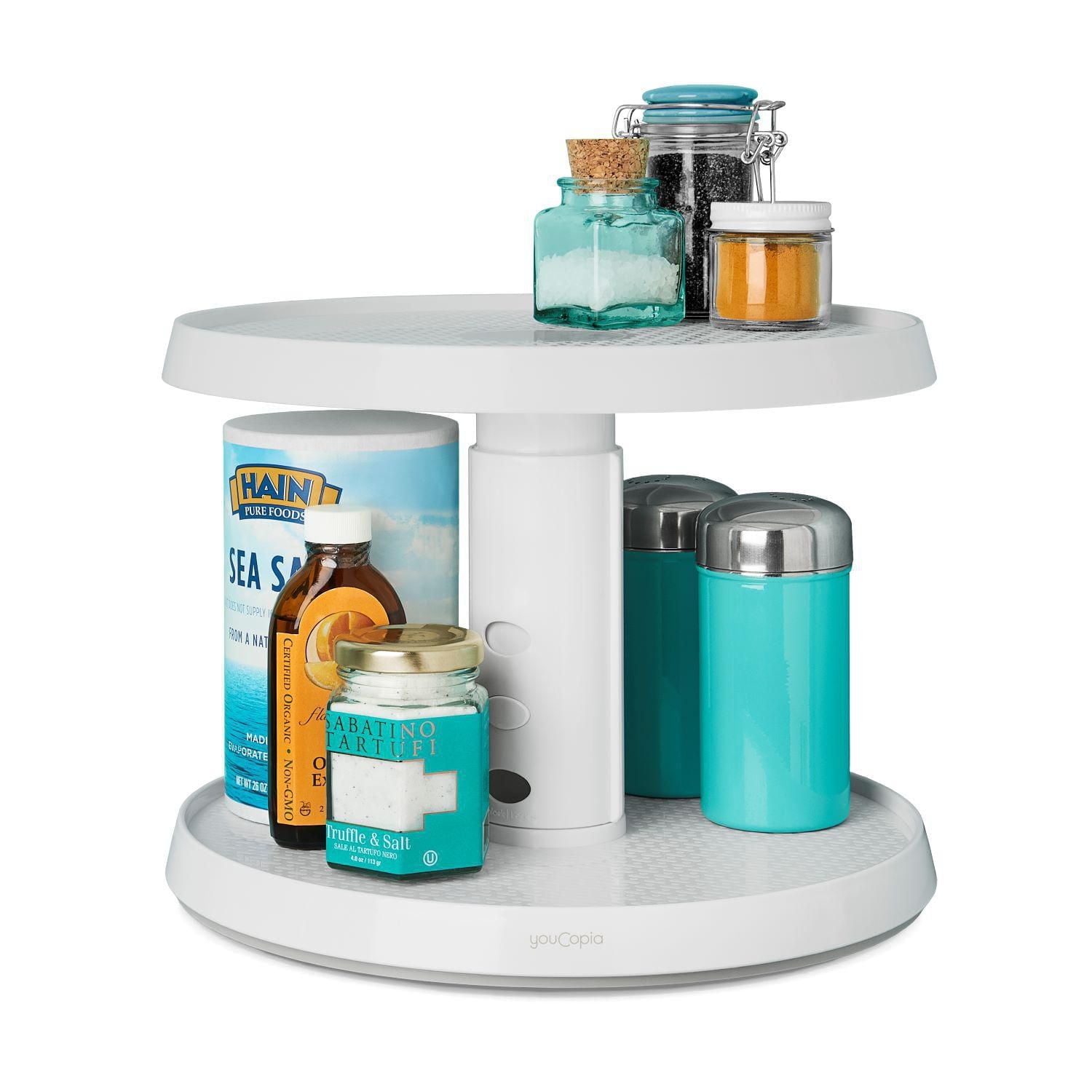 You Copia Crazy Susan Two-Tier Turntable