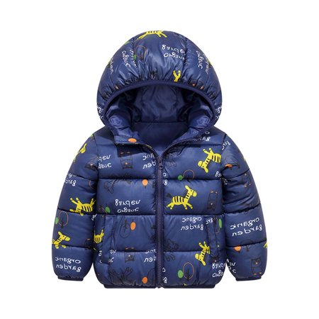 

Leutsin Toddler Baby Girls Winter Cartoon Windproof Coat Hooded Warm Outwear Jacket