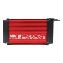 SYNDYT SYR 200 48V 5Ah Race Battery, Lithium-Ion Replacement Battery for SYNDYT SYR 200 and other SYNDYT 36V eBMX race platforms. Charge time gives 30-90 minutes of runtime.