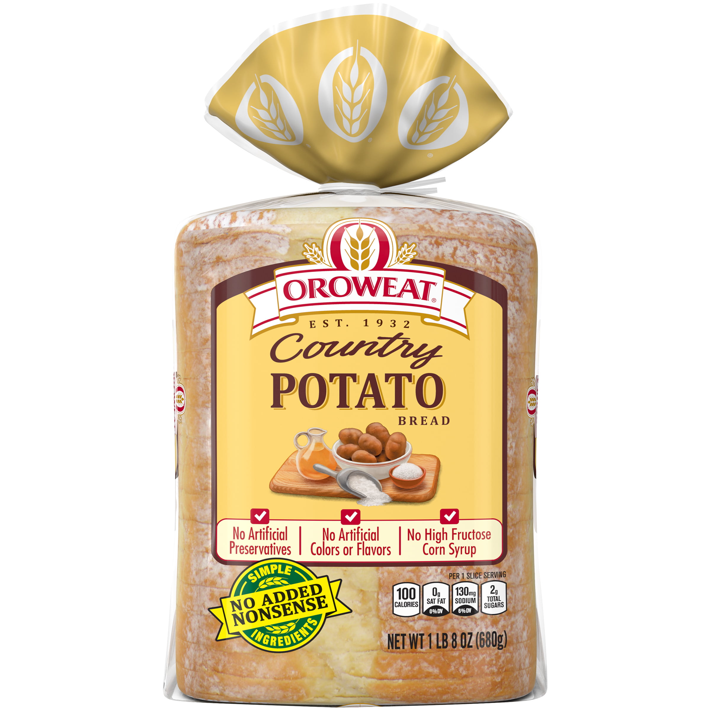 Oroweat Country Potato Bread 24 Oz Walmart Com Walmart Com,Chicken Breast Temperature Done