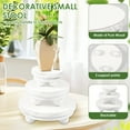 thumbnail image 3 of 3Pcs Décor Wood Risers 3 Size Stackable Wooden Stool Display Stand Round Flower Pot Holder Stool Mini Décor Riser Stand Wood Tray Riser Hold Up to 50lbs for Indoor Outdoor, 3 of 7