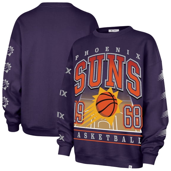 Women's '47 Purple Phoenix Suns Go Big Oversized Sweatshirt