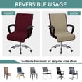 thumbnail image 4 of Funda para muebles, silla de oficina reversible, fácil de usar, resistente al agua, 4 of 7