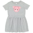 thumbnail image 3 of Inktastic Cute Pig, Little Pig, Piggy, Pink Pig Girls Toddler Dress, 3 of 5