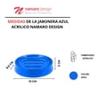 thumbnail image 3 of Jabonera Acrilico Namaro Design Azul BA-430780, 3 of 4