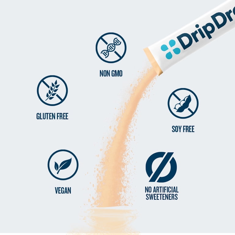 DripDrop Zero Sugar Electrolyte Powder Mix, 10 Count photo 5