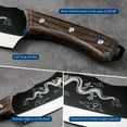 thumbnail image 5 of Dragon Butcher Knife, Heavey Duty Cleaver Knife for Meat Bone Cutting, 8 inch Cool Big Viking Camping Chopper Cutter with Sheath, 5 of 6