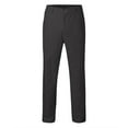 thumbnail image 4 of AWZXDE Men's Solid Color Pocket Button Casual Sporty Straight Leg Dress Pants for a Versatile and polished Dark Gray,M, 4 of 5