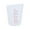 White, variant on weibbin 125ml High Temperature Plastic Measuring Jugs, Transparent Lab Graduated Beakers, Heat Resistant Measuring Mixing Cups Set, Multipurpose Cooking Baking Liquid Measure Tool