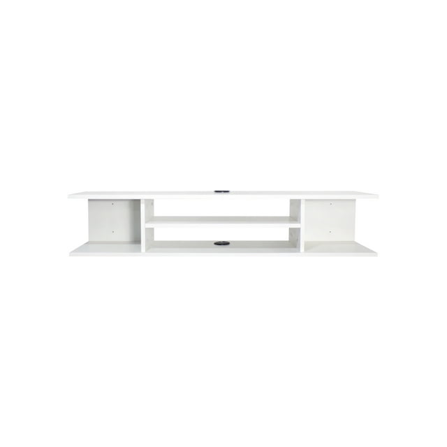 Repisa Flotante PARA TV DECOMOBIL Blanco Absoluto