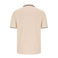 thumbnail image 5 of Coorders Men's Turndown Collar Shirts, Men's & Big Men's Stretch Polo, Khaki, L, 5 of 6