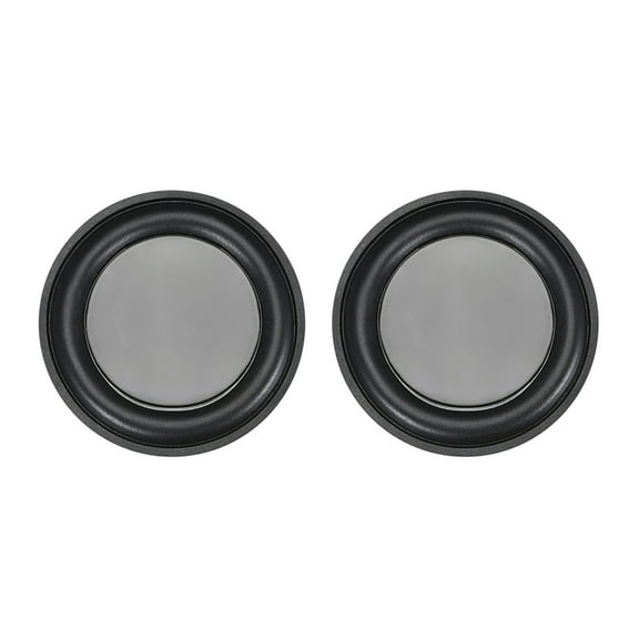 2Pcs 2.5" 60mm Bass Speaker Passive Radiator Rubber Vibration DIY Repair