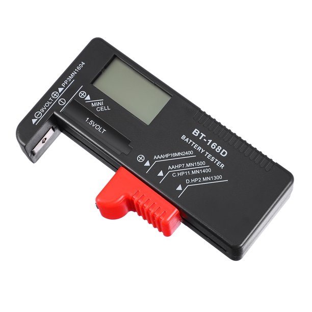 Battery Tester Checker Volt Button Voltage Cell Batteries Lcd Analyzer