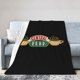 thumbnail image 2 of Manta de franela con estampado de Central Perk, serie de televisión Friends, elegante funda para una siesta, edredón de invierno para las cuatro estaciones, antimicrobiano, con control de olores,, 2 of 5