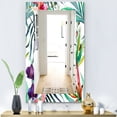 thumbnail image 3 of DESIGN ART Designart 'Tropical Mood Bright 8' Bohemian and Eclectic Mirror - Printed Wall Mirror 27.6 in. wide x 39.4 in. high, 3 of 5