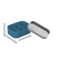 thumbnail image 3 of Caja de almacenamiento de 6 compartimentos para cosméticos, caja de almacenamiento de plástico para escritorio, caja de almacenamiento miscelánea de gran capacidad, buen almacenamiento, caja de, 3 of 8