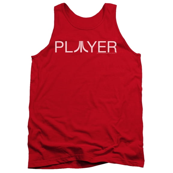 Atari Player Adult Tank Top Red