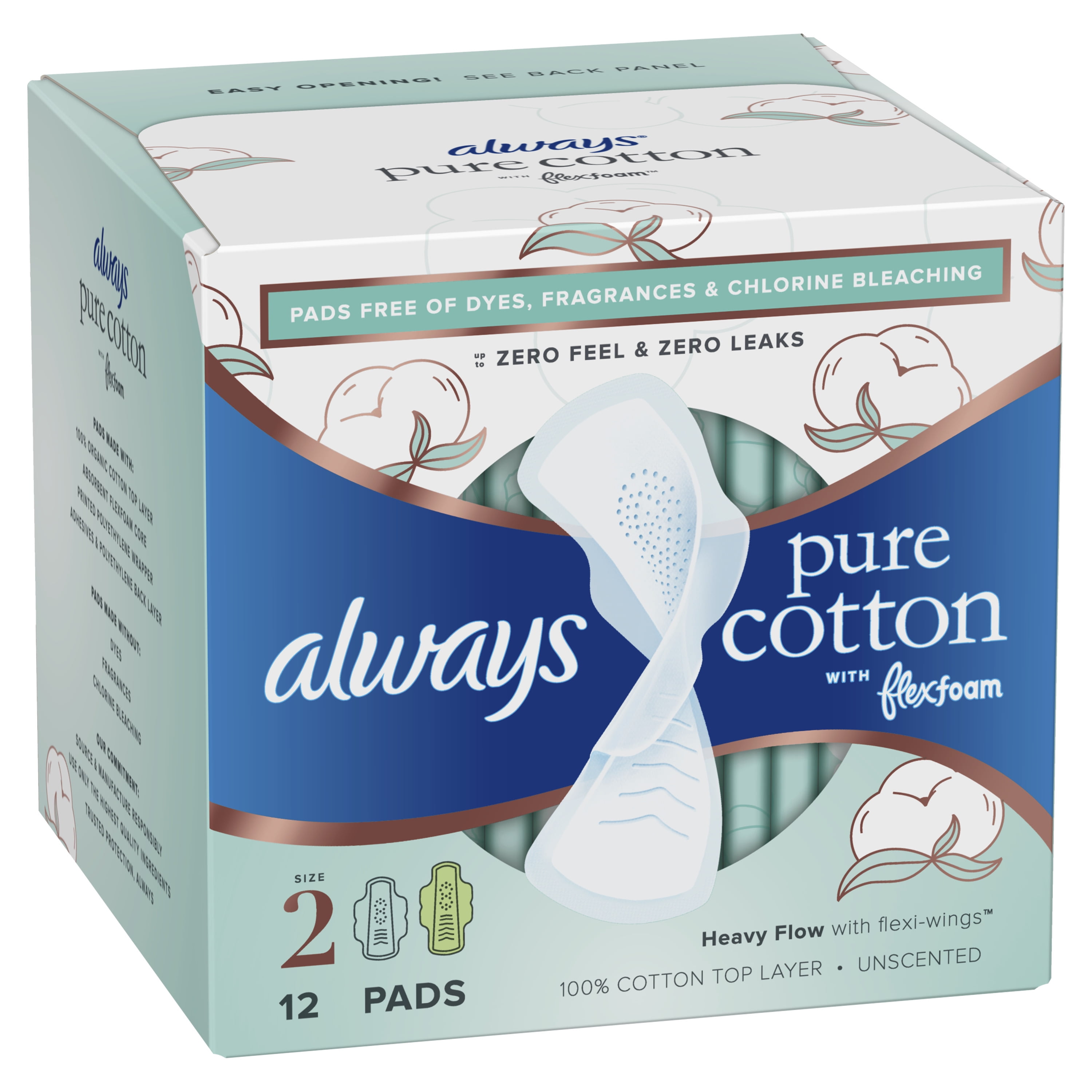 pure cotton pads