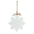 thumbnail image 5 of Holiday Time PL Glad Tidings Wood Snowflake Ornament Home Decor, 5 of 5