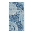 thumbnail image 2 of Unique Loom Outdoor Modern Collection Area Rug - Rippling (2' 7" x 5' 3" Runner Light Blue/Navy Blue), 2 of 10