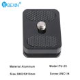 thumbnail image 4 of Mini Plate Quick Release Plate Tripod Plate Quick Release Camera Plate PU-25 1/4 Screw Mount For Arca Swiss DSLR Camera PU25, 4 of 5