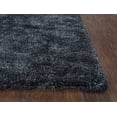 thumbnail image 2 of Rizzy Rugs Whistler Shag Area Rug WIS101 Charcoal Single-Color Fluffy 5' x 7' 6" Rectangle, 2 of 4