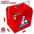 thumbnail image 3 of Yakimoto 14Qt Retro Metal Cooler - 18 Can Portable Ice Chest with Bottle Opener, 3 of 13