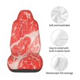 thumbnail image 4 of Balery Beef Steaks Funda de Asiento para Auto con Diseño - Cubierta Frontal Suave y Transpirable con Protector Antideslizante- 1 Unidad, 4 of 5