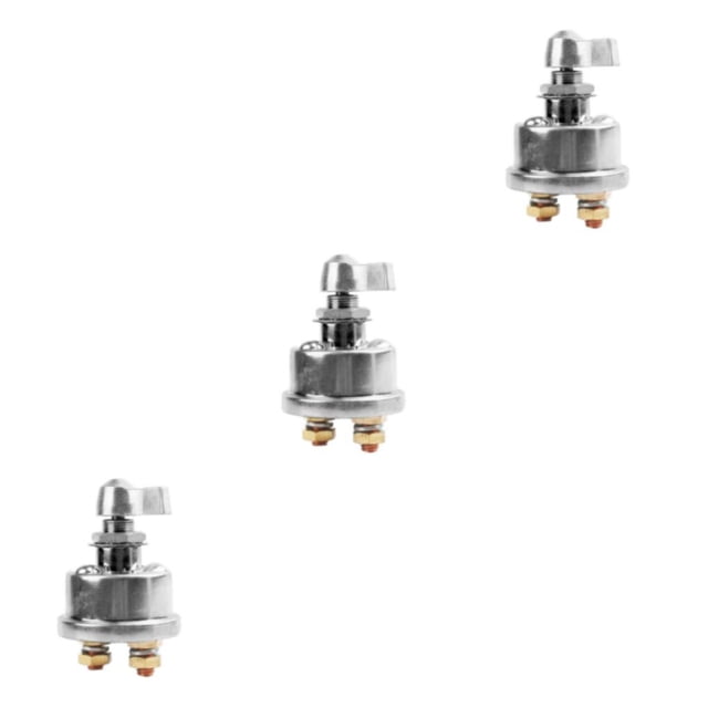 maskred High Current Master Battery Disconnect Switch for Plate Face For Car Truck Type1 3Set