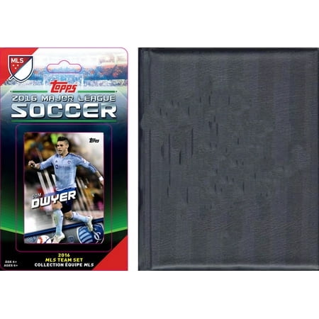 MLS Sporting Kansas City Licensed 2016 Topps Team Set and Storage Album