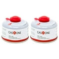 thumbnail image 1 of GasOne Camping Fuel Blend Isobutane Fuel Canister 100g (2 Pack), 1 of 4