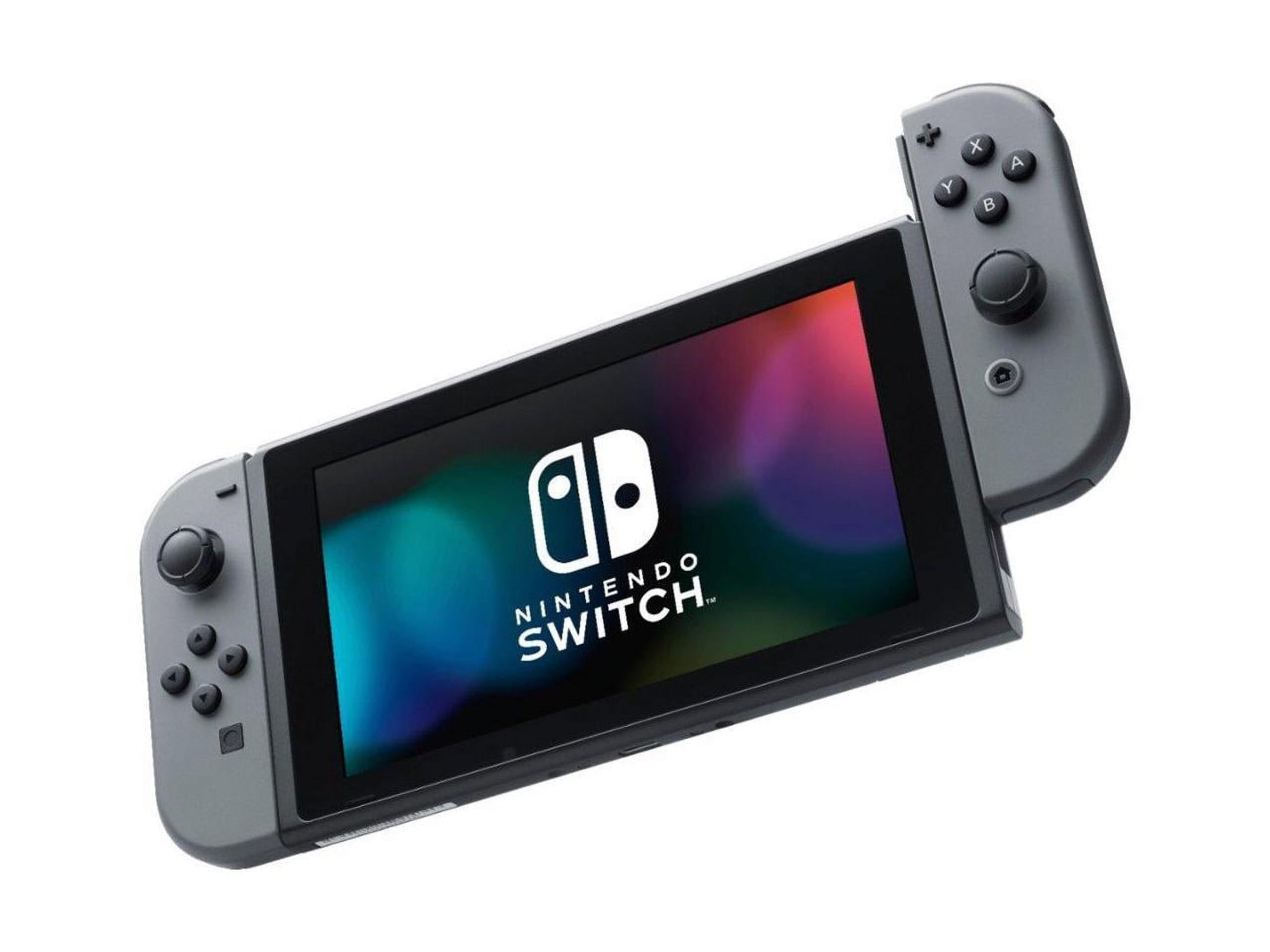 Newst Nintendo Switch Gray Joy-Con Improved Battery Life Console Bundle with Just Dance 2020