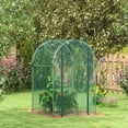 thumbnail image 2 of Outsunny 4' x 4' Plant Protection Tent Crop Cage with Door, Green, 2 of 9