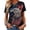 E175-Red, variant on Ailaofu Women's Casual Short Sleeve T-Shirt Independence Day Print Crew Neck Top Comfortable Summer Everyday Shirt