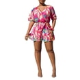 thumbnail image 1 of Txlixc Ropa deportiva de verano para mujeres, impresión foliar Txlixc  moda, 1 of 9