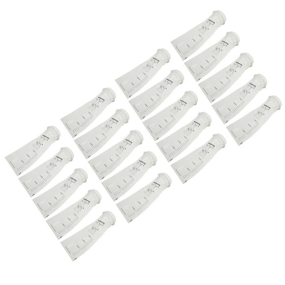Disposable Vomit Bag, Emesis Bag 20pcs White Premium PE for Camping
