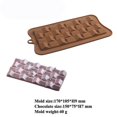 thumbnail image 5 of Chocolate Bar Molds, Break-Apart Chocolate Molds,Small Break Apart Chocolate Molds Non-Stick Reusable DIY Baking Molds Candy Protein & Energy Bar Moulds Pack of 2, 5 of 5