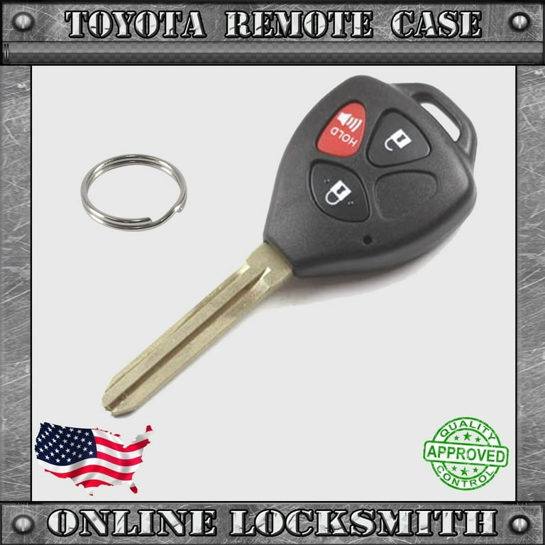 Remote Shell Key Replacement Fob Case For Toyota Corolla 2009 2013